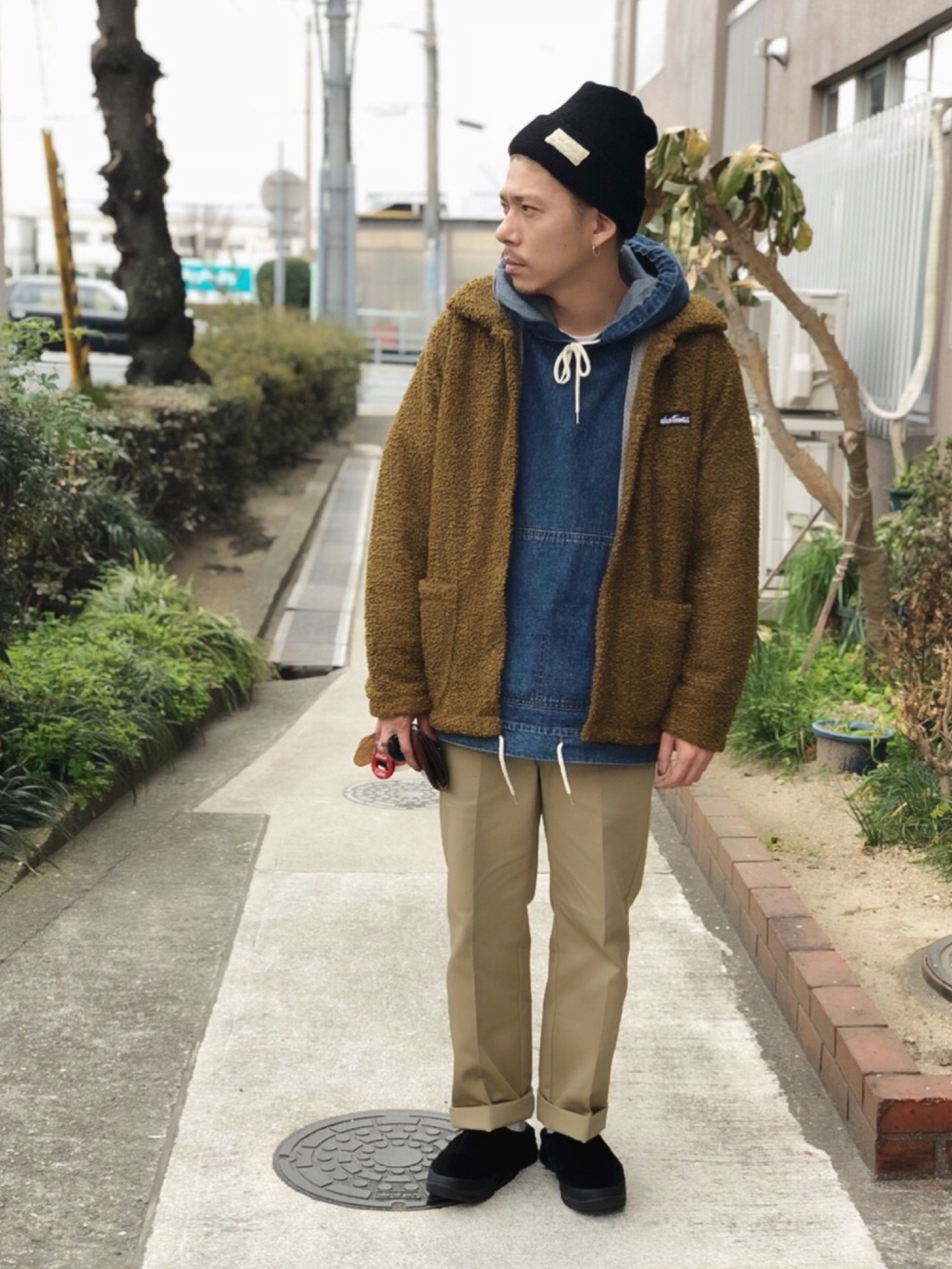 DICKIES × GRAMICCI 別注 G874 ワイドパンツ【M】ベージュ ディッキーズ DICKIES G874 クライミングパンツ ワイドパンツ