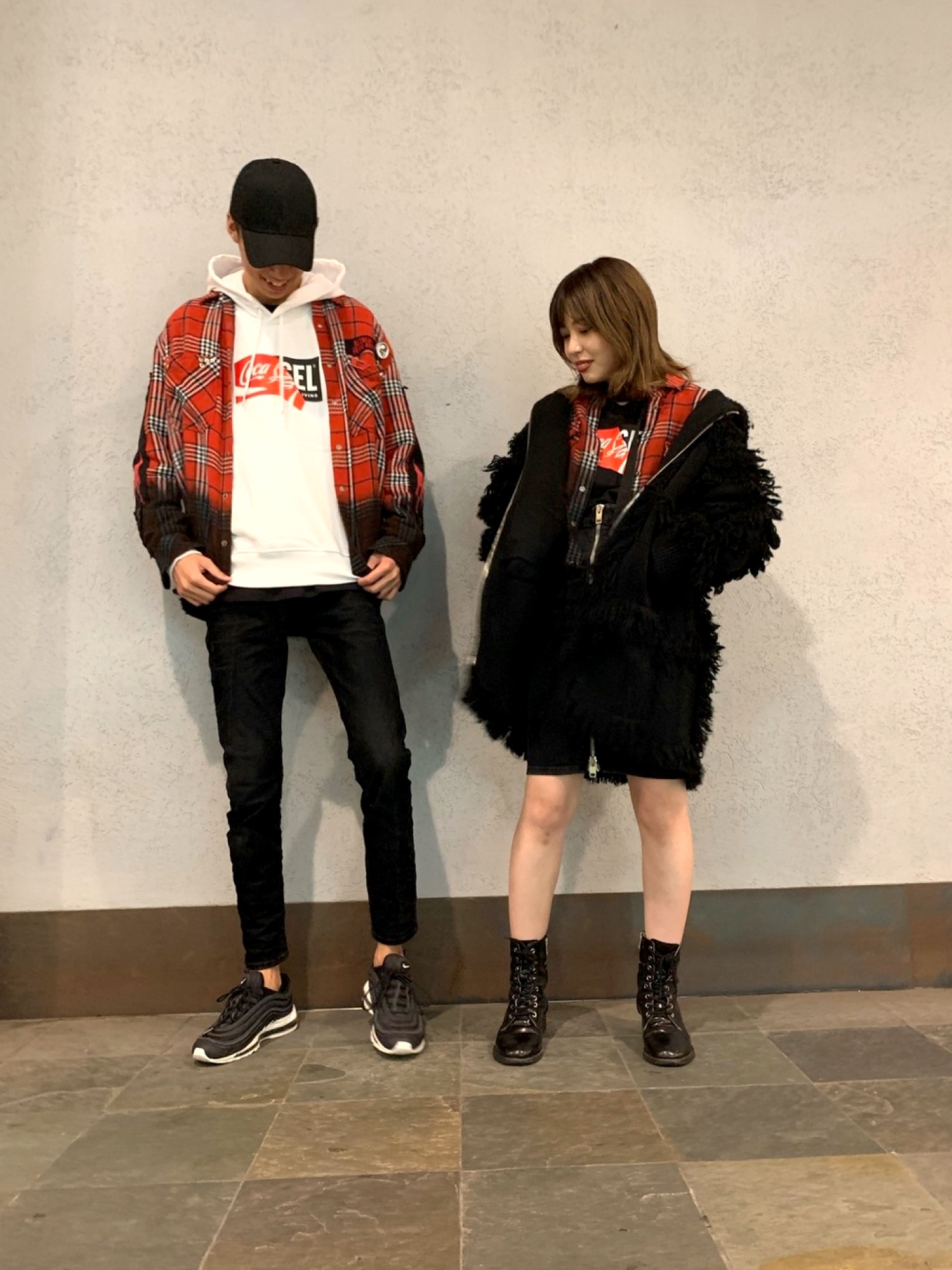 DIESEL（ディーゼル）の「レディース フリンジウールジップアップ