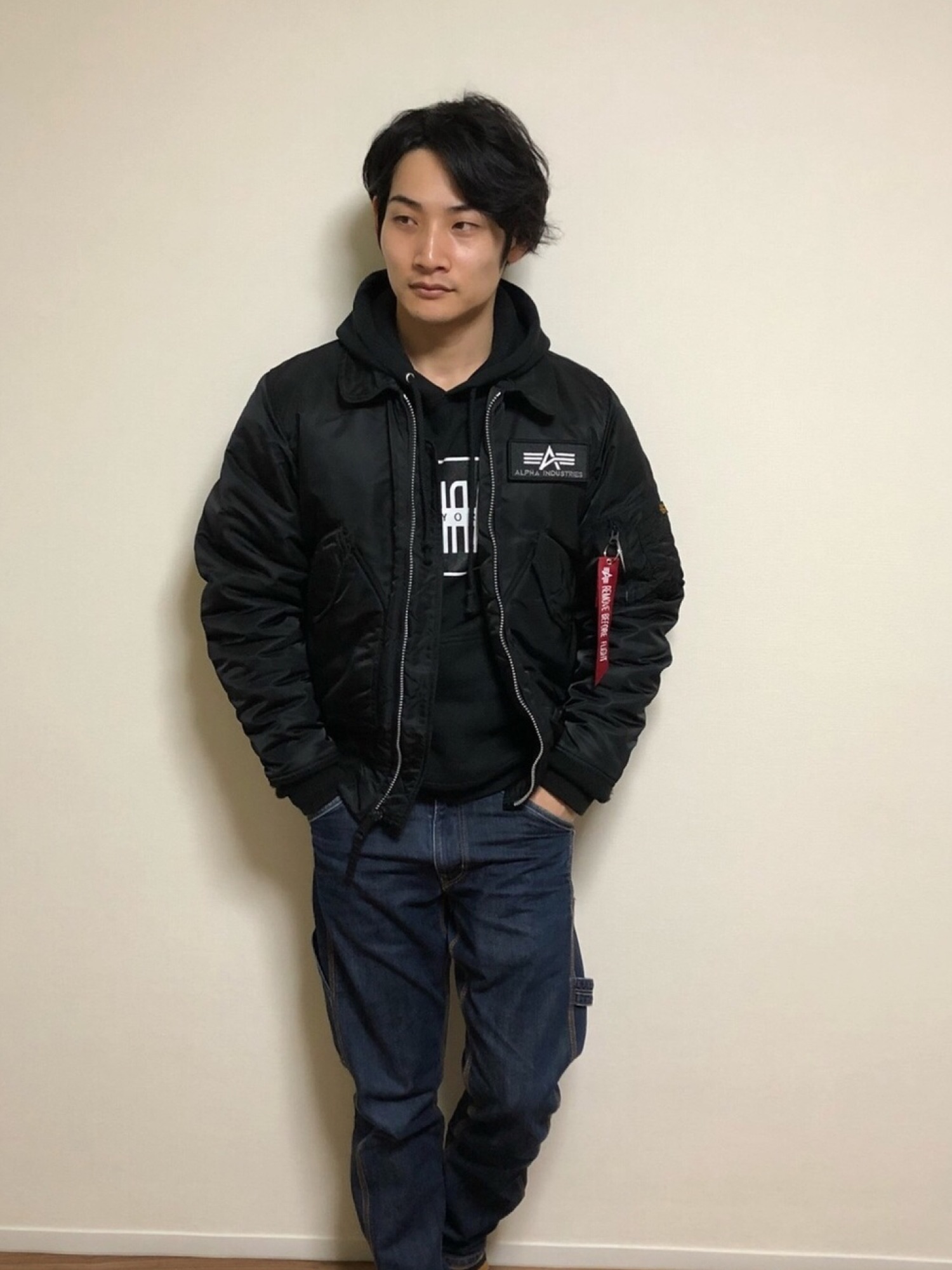 タグ付 極美品 ALPHA タイトフィット CWU-45P フライトジャケット タグ付 極美品 ALPHA タイトフィット CWU-45P フライトジャケット CWU