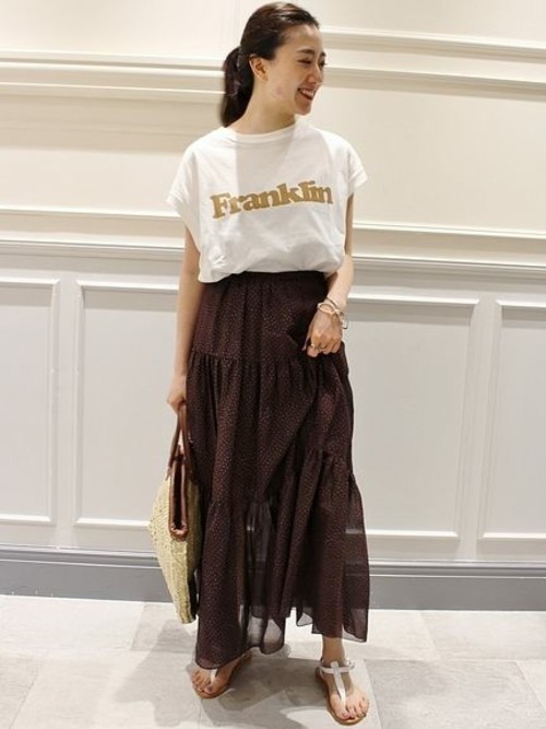 Plage ティアードスカート plage｜Co/Si ラインティアードスカート | Rakuten Fashion(楽天