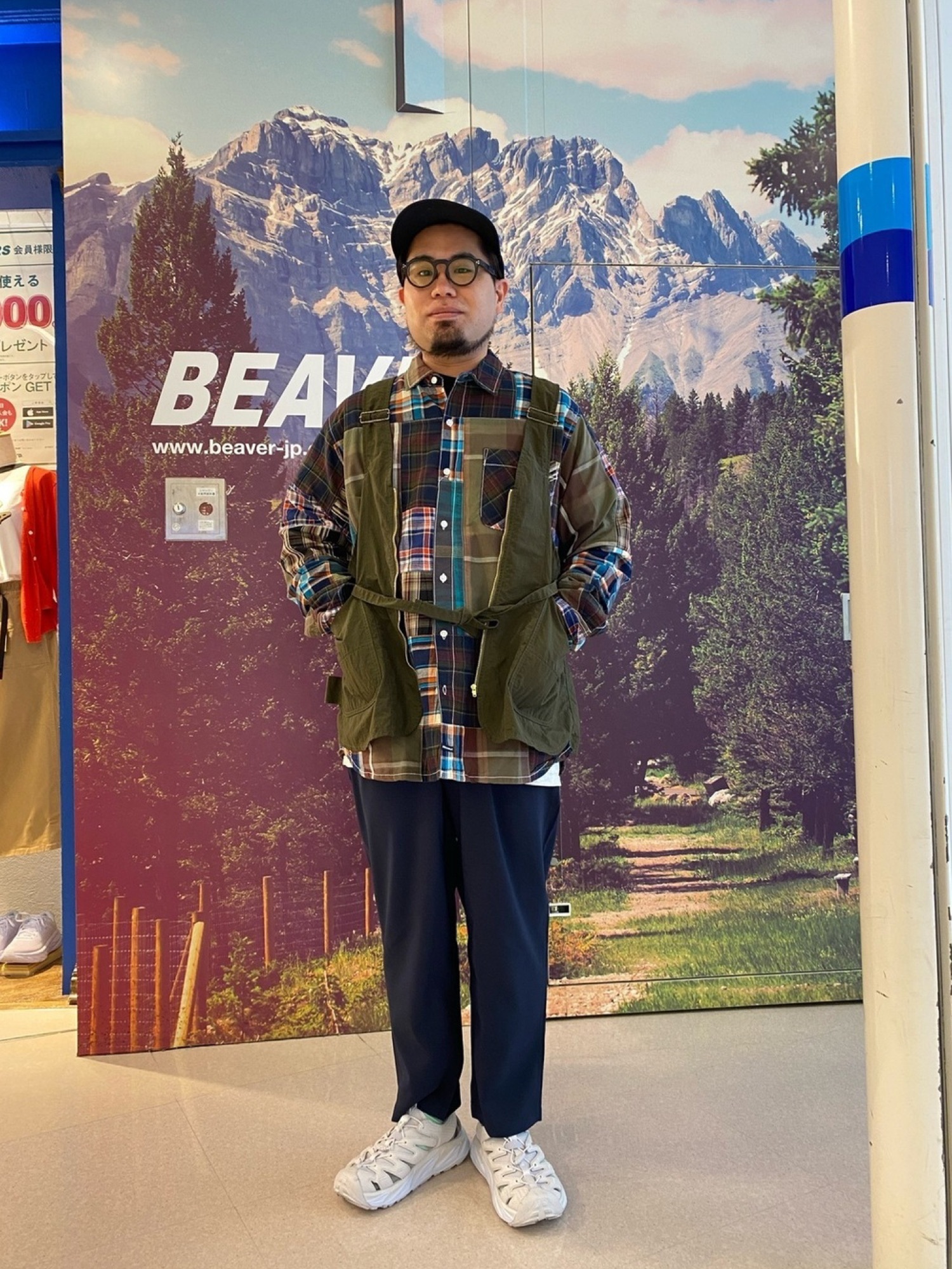 堂本剛着 CAL O LINE エプロン 新品 新品 堂本剛着用 キャルオーライン ユーティリティ デニム