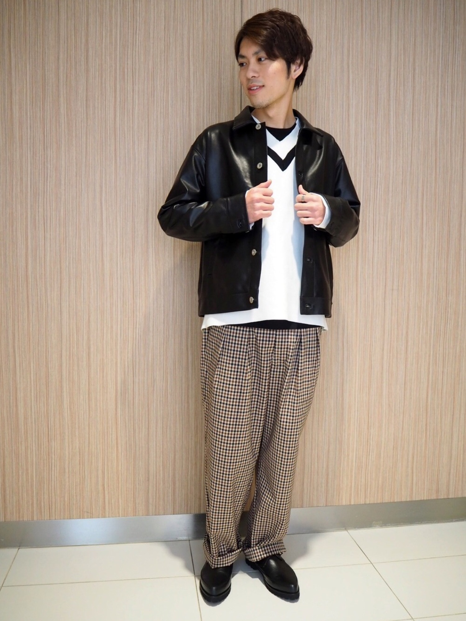 tk.TAKEO KIKUCHI（ティーケータケオキクチ）の「◇ラムレザー