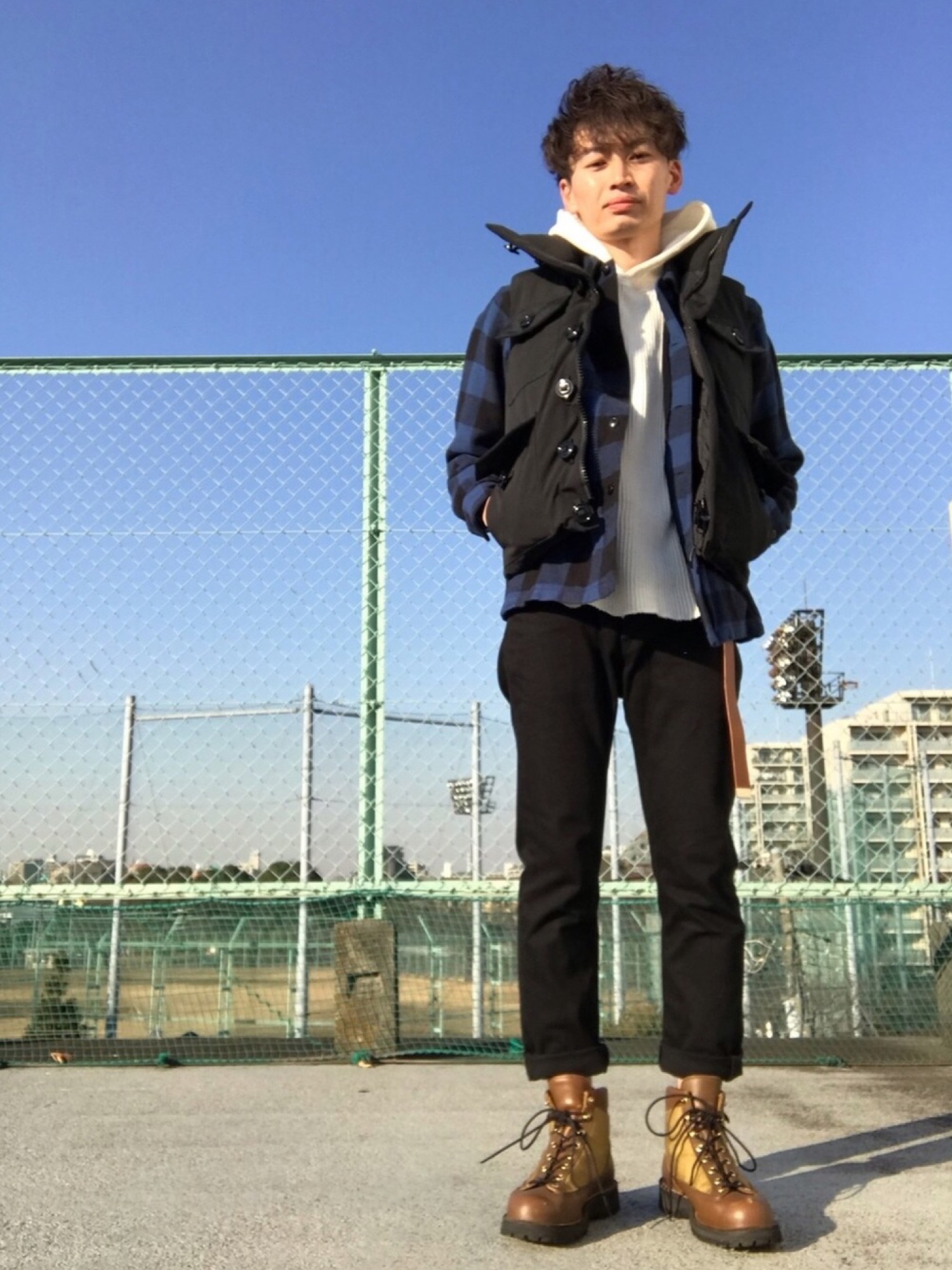 CANADA GOOSE(カナダグース) ⁄ モントリオール⁄レザー切替ダウンベスト