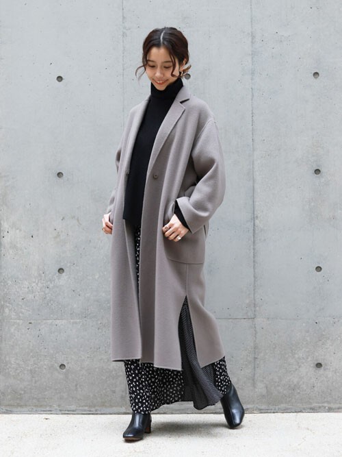 SLOBE IENA（スローブイエナ）の「ダブルフェイスウールロングコート