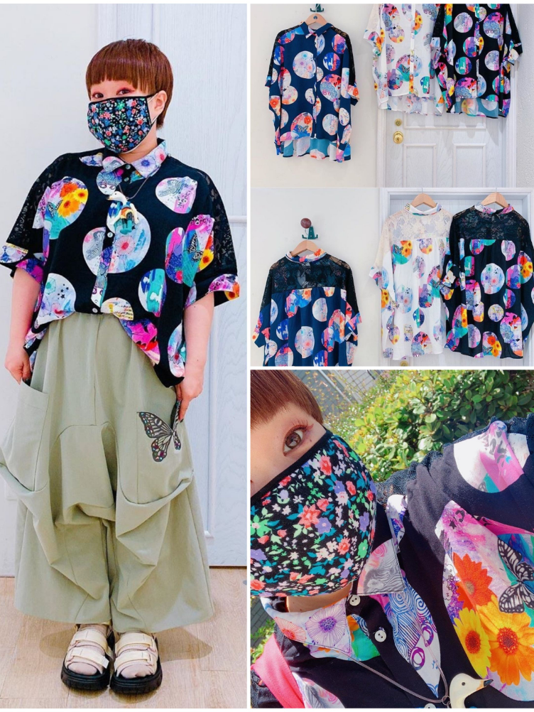 【美品】iS ScoLar イズスカラー 蝶刺繍カーゴパンツ スカラー ScoLar 蝶刺繍カーゴパンツ （ブラック