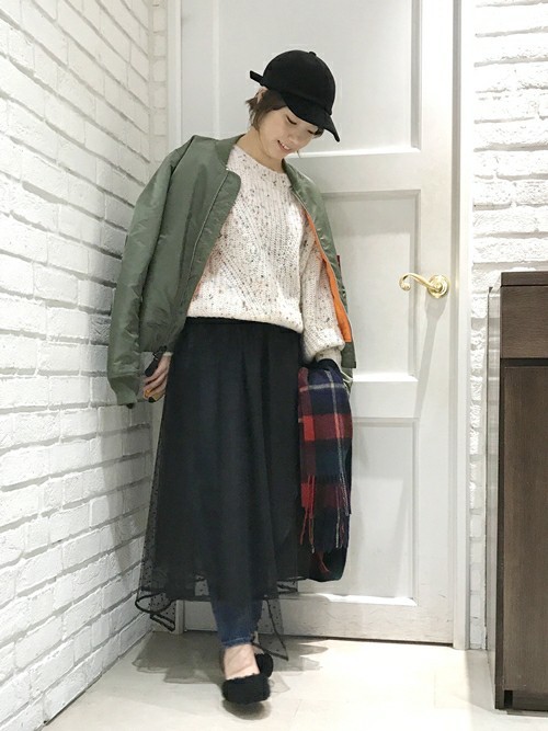 SHIPS Khaju シースルースカート Khaju（カージュ）の「Khaju:シースルースカート◇（スカート