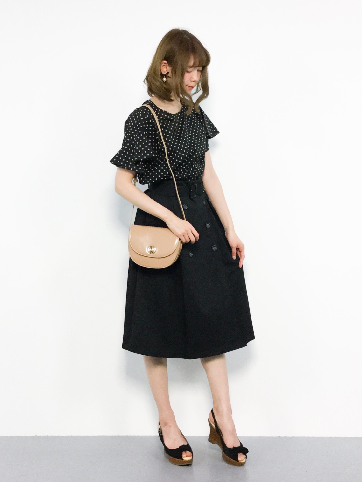 Spick &amp; Span - ドットフレアスリーブTブラウス2 Spick & Span（スピックアンドスパン）の「ドットフレアスリーブ