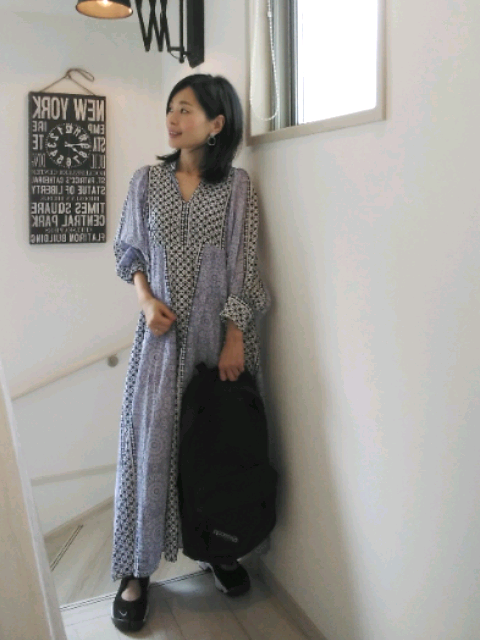 JOURNAL STANDARDモロッカンプリントヴィンテージライクワンピース ジャーナルスタンダード モロッカンプリントヴィンテージライク