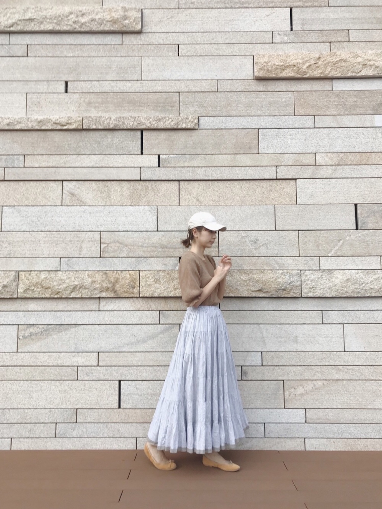 MARIHA（マリハ）の「【MARIHA】コットンカラーロングスカート