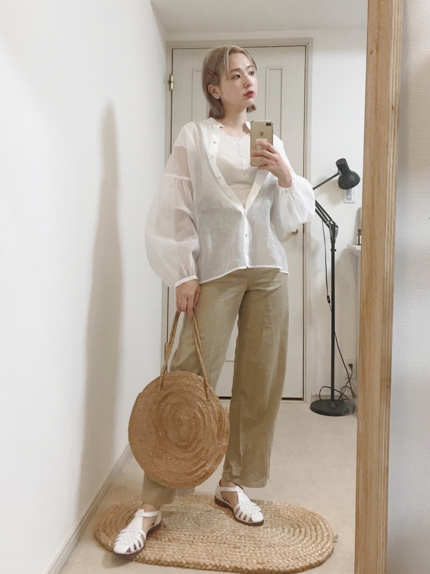 DRAGON（ドラゴン）の「＜Dragon×Steven Alan＞LEATHER MESH ROUND