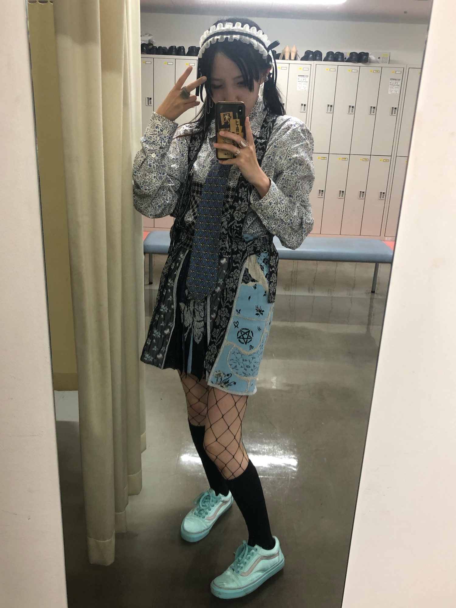 rurumu: 縷縷夢兎　symbiosis knit mini skirt