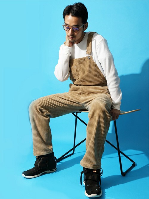 THE NORTH FACE ベージュオーバーオール