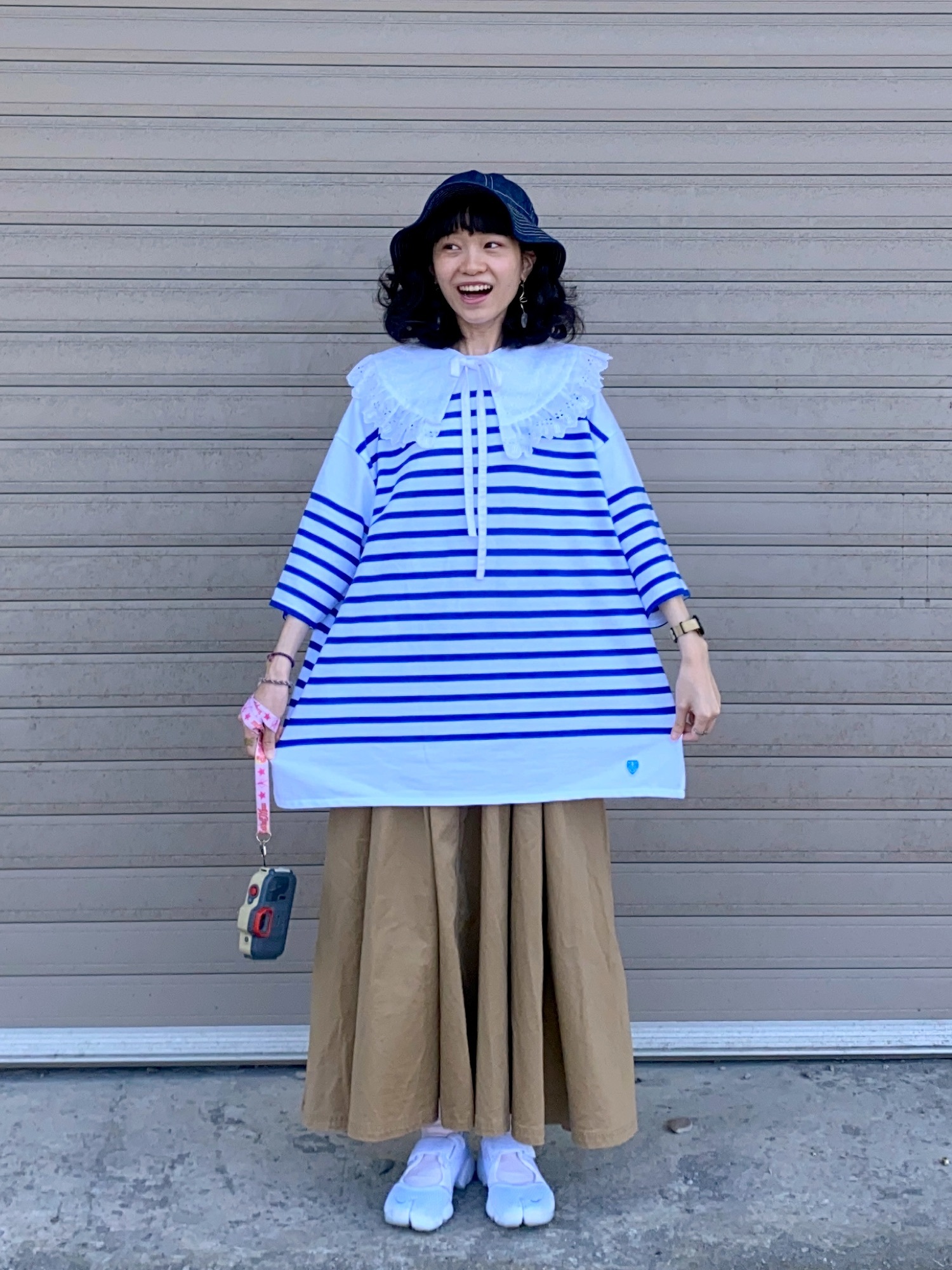 GRAMICCI × BEAMS BOY / 別注 チノ ロングスカート GRAMICCI x BEAMS BOY グラミチ ビームスボーイ 別注 チノロング