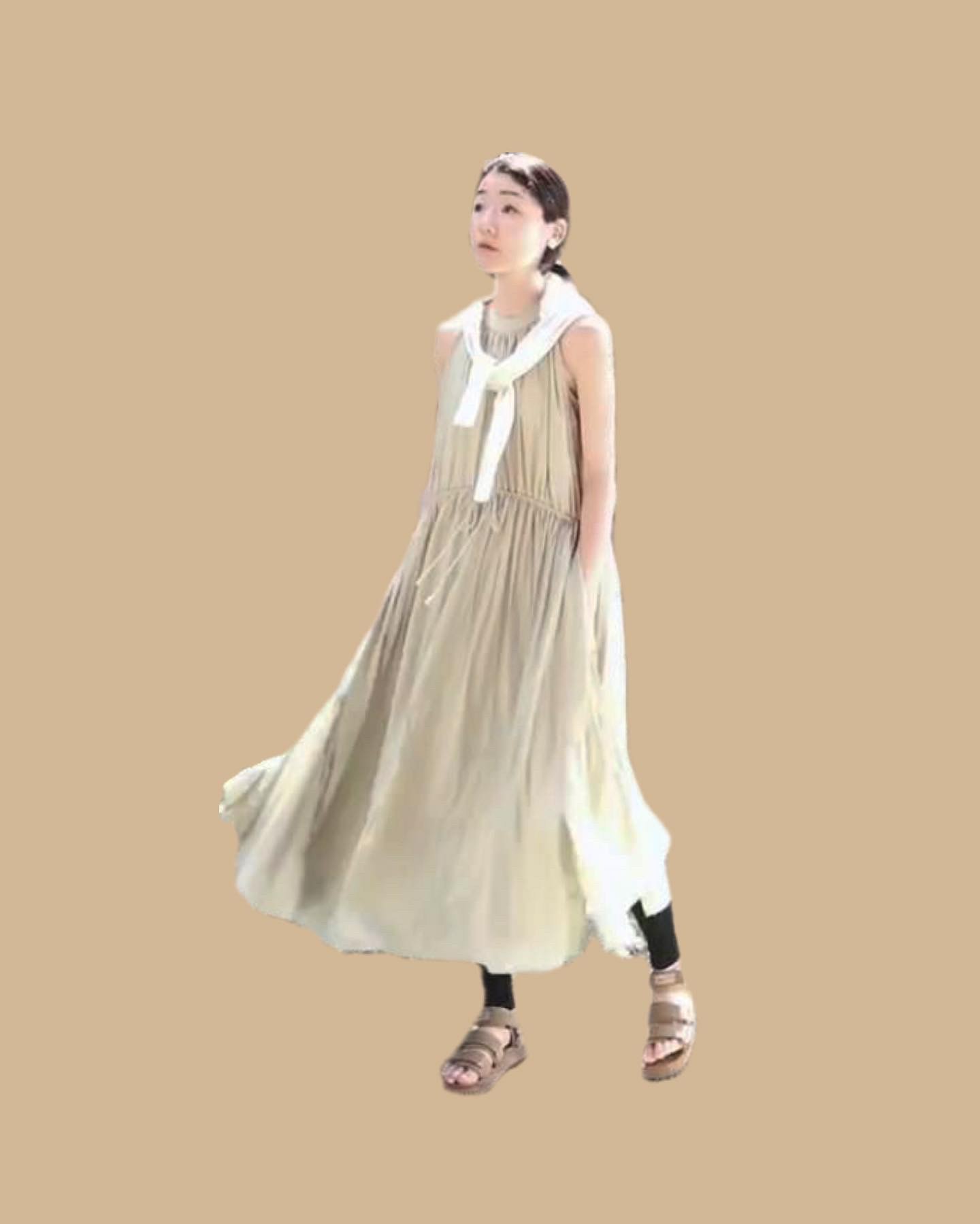 emmi（エミ）の「【emmi atelier】アメスリギャザーワンピース 