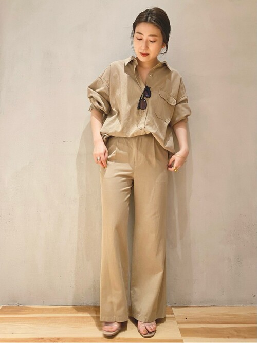 Plage  Nidom bio washer シャツ Plage - Plage Nidom bio washer シャツ&パンツ セットアップの通販 by