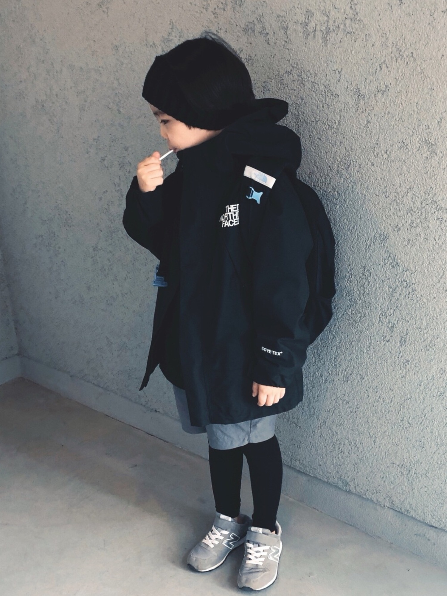 THE NORTH FACE 子供用 GORE-TEX ジャケット 青 THE NORTH FACE（ザノースフェイス）の「ザ・ノース・フェイス