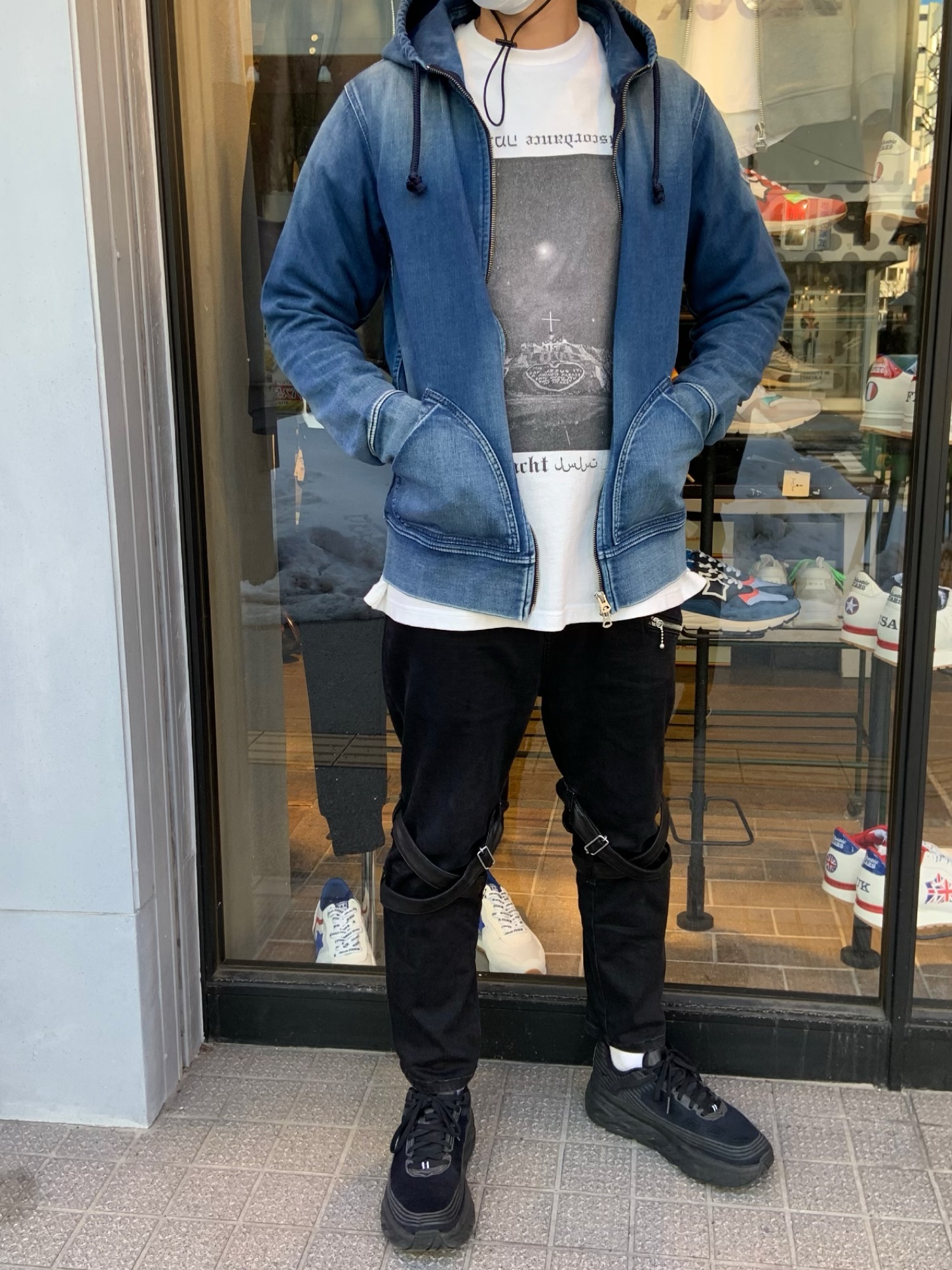 YANUK（ヤヌーク）の「YANUK MEN'S フーディー DENIT/57291038