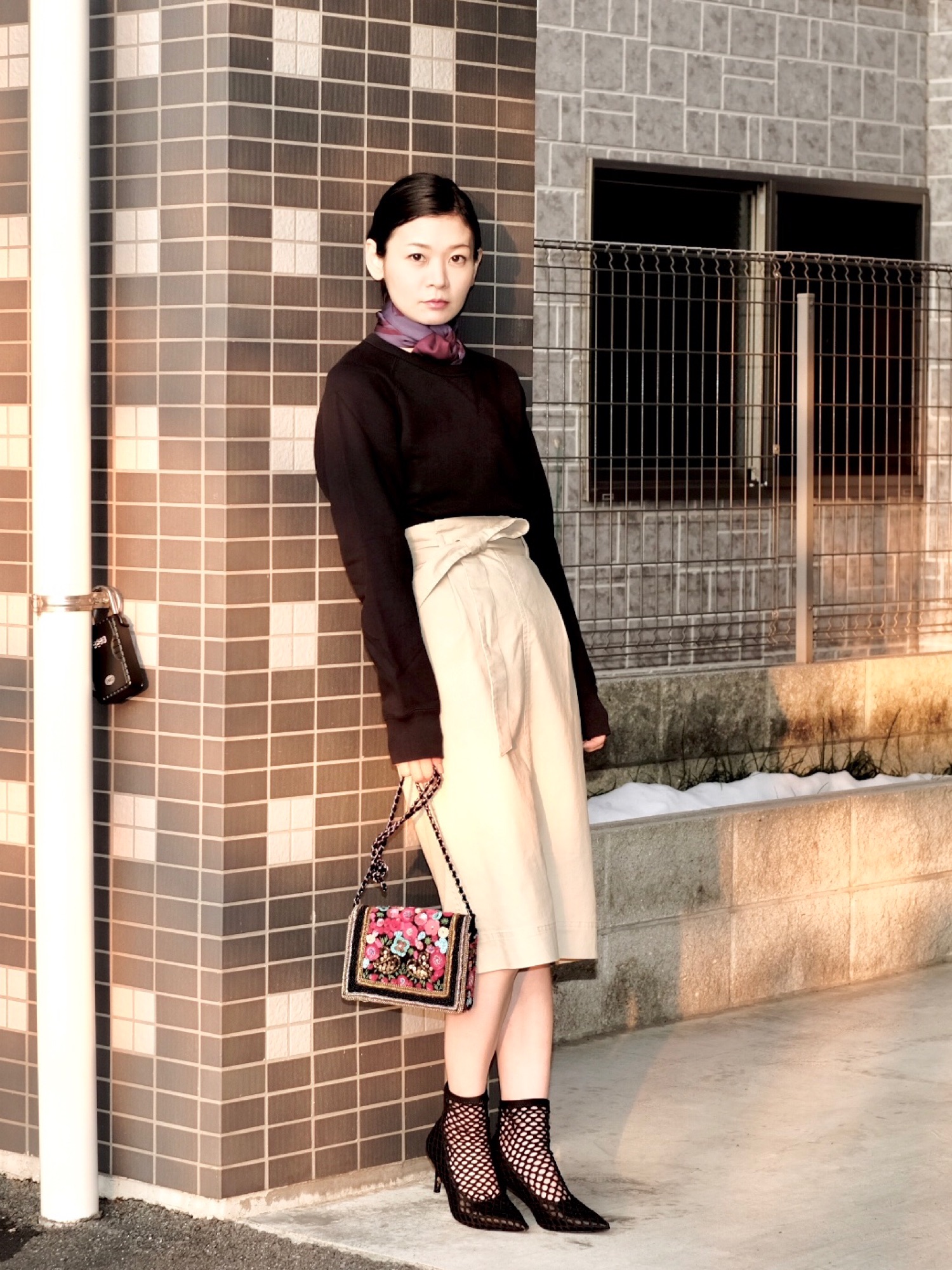 wc__gn｜HERMESのバンダナ/スカーフを使ったコーディネート - WEAR