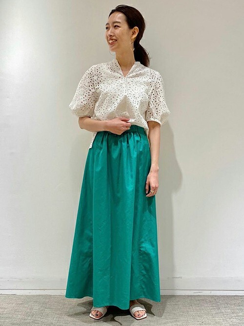 BALLSEY（ボールジィ）の「コットンカットワークレース パフスリーブ 