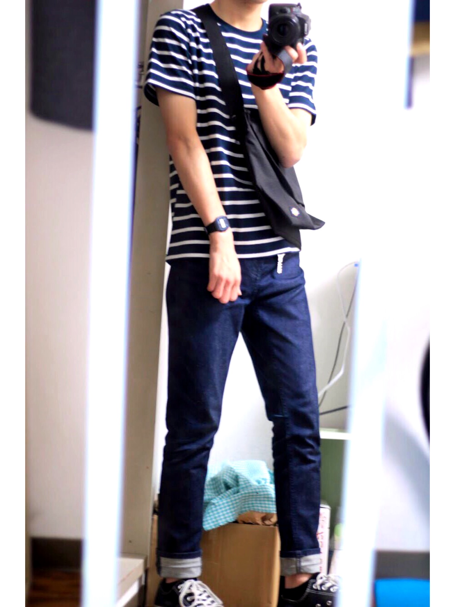 Nudie Jeans（ヌーディージーンズ）の「PIPE LED/ Dry Dark Navy 