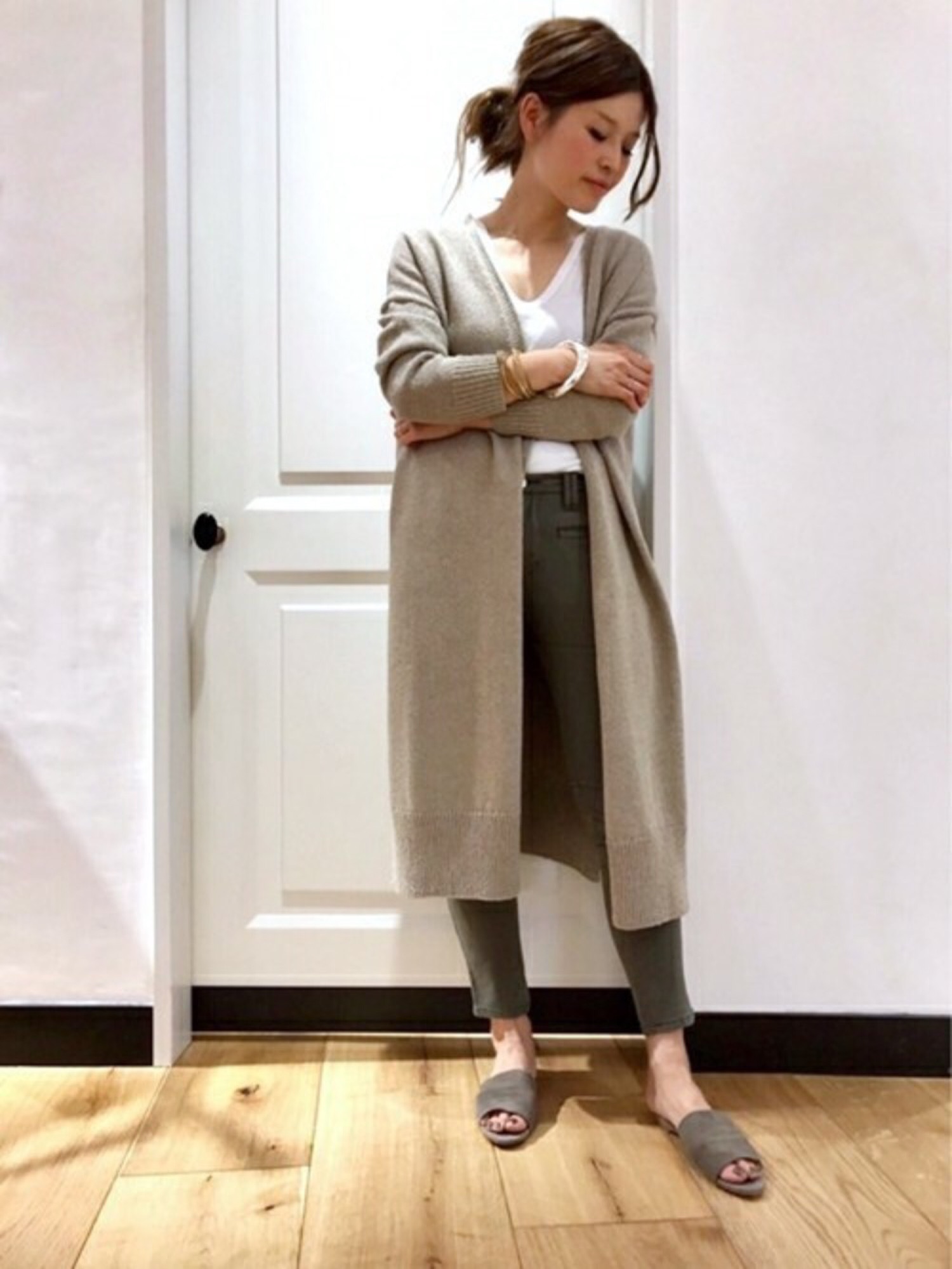 DEUXIEME CLASSE - Deuxieme Classe Liry Linen スリットカーディガン◆ Deuxieme Classe（ドゥーズィエムクラス）の「*Liry Linen