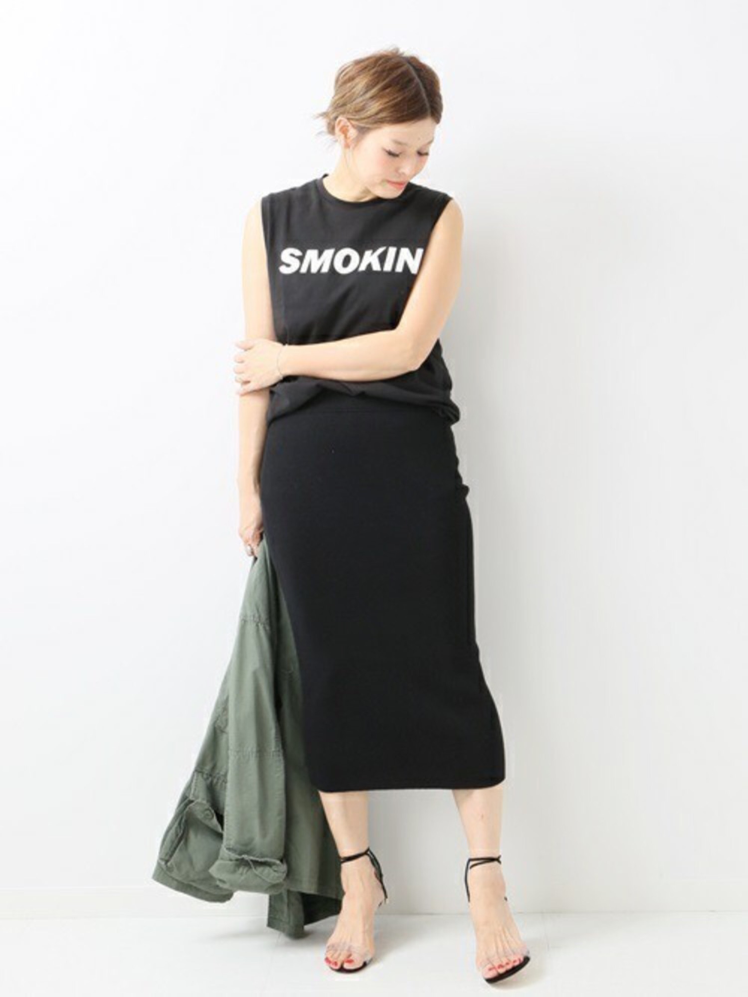 新品未使用 6397 SMOKIN ノースリーブティシャツ 6397（シックススリーナインセブン）の「6397 SMOKIN ノースリーブT
