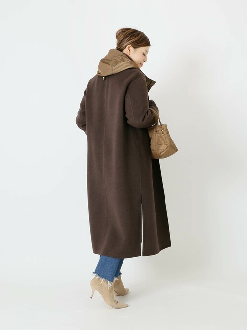 ドゥーズイエムクラス　フルジップブルゾン　カーキ　ブラウン WASHED FULL ZIP ブルゾン（ブルゾン）｜Deuxieme Classe