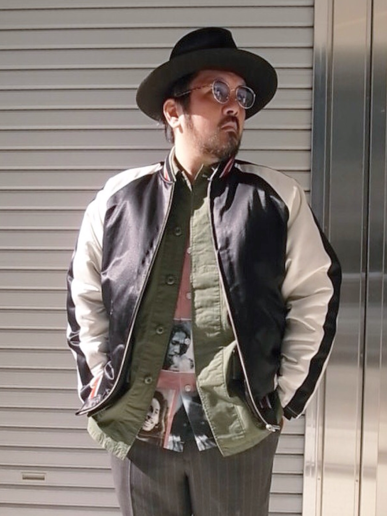 WACKO MARIAのスカジャンを使ったメンズ人気ファッション