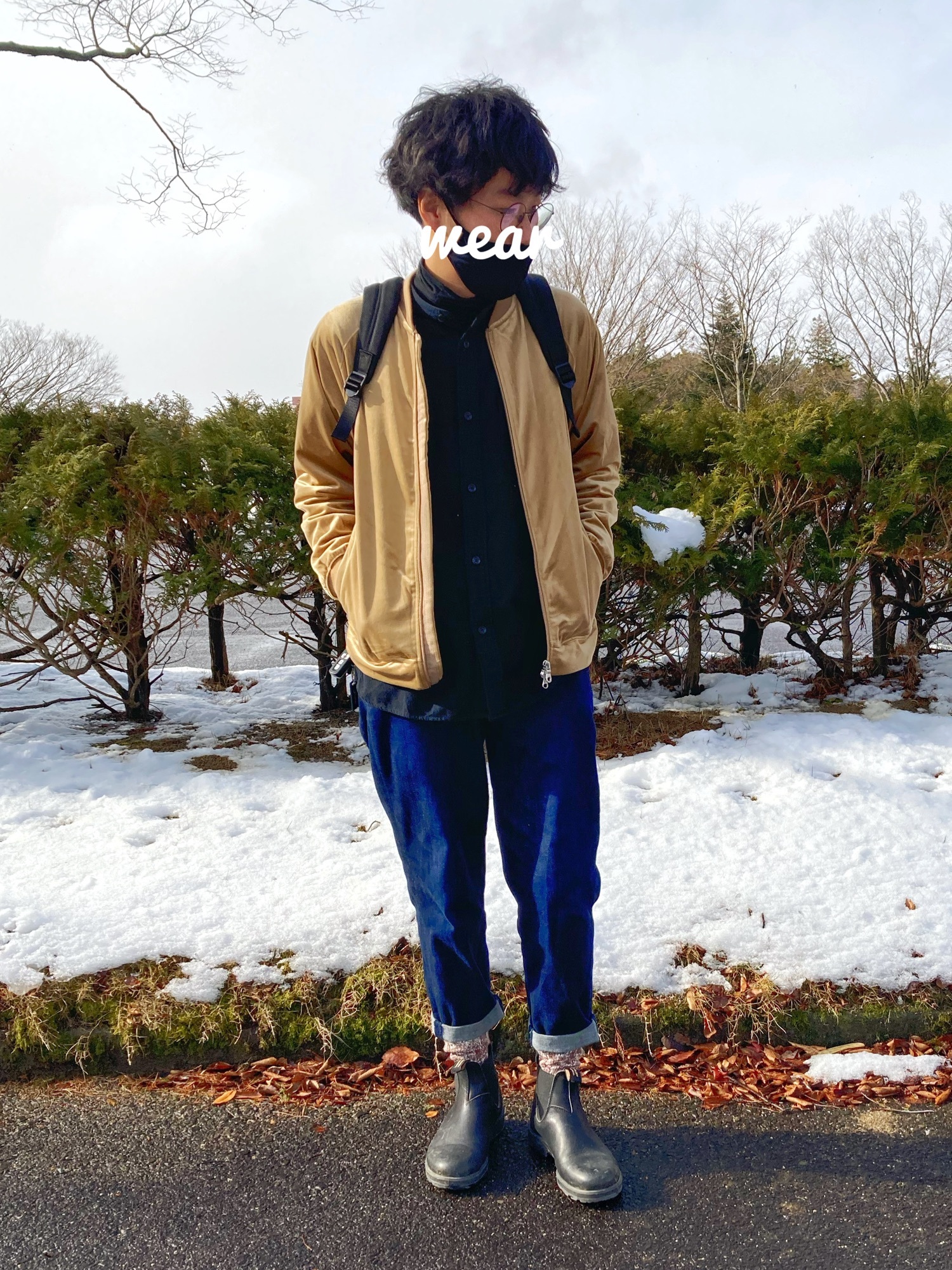 ナノユニバース　グログラン切替ZIPカーディガン　ブルゾン WEB限定⁄Vネックジップアップポンチブルゾン／ナノ