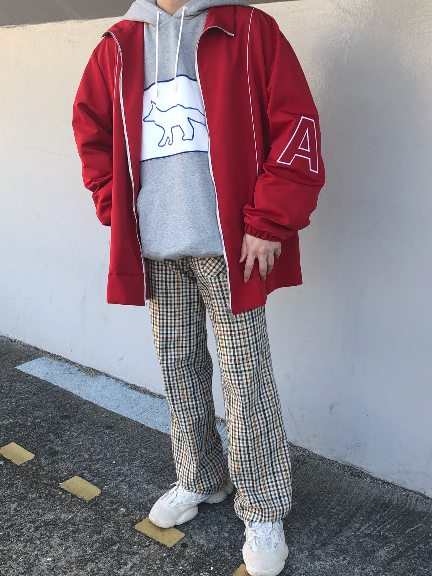 ADER errorのナイロンジャケットを使った人気ファッション 