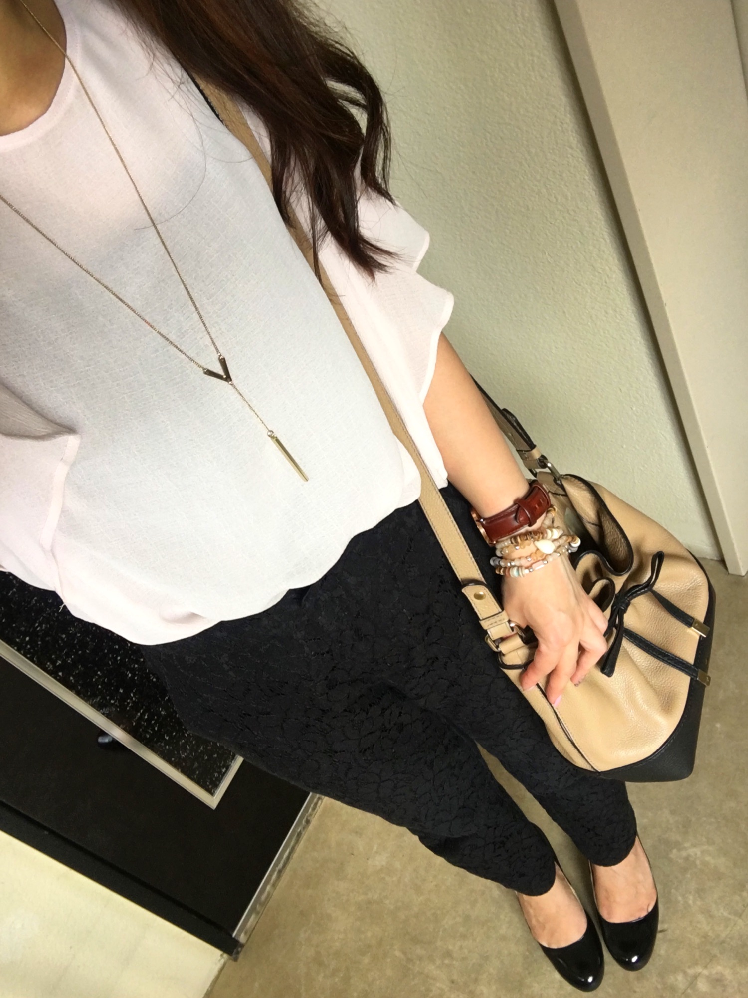 UNIQLO（ユニクロ）の「ジョーゼットラッフルスリーブブラウス（シャツ