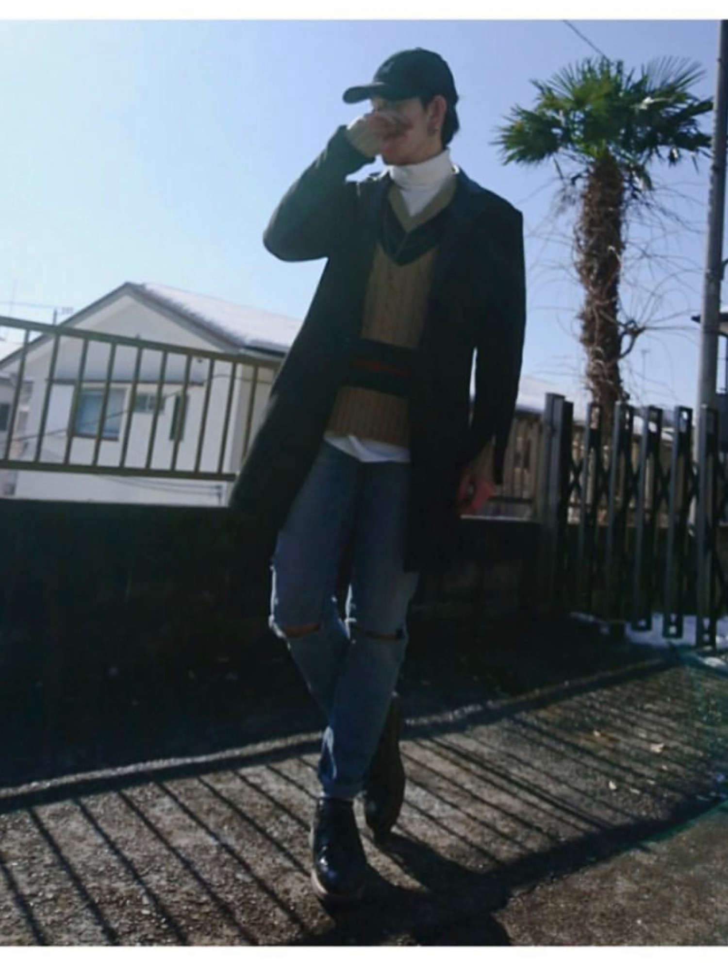 glamb（グラム）の「Polar chester coat（チェスターコート