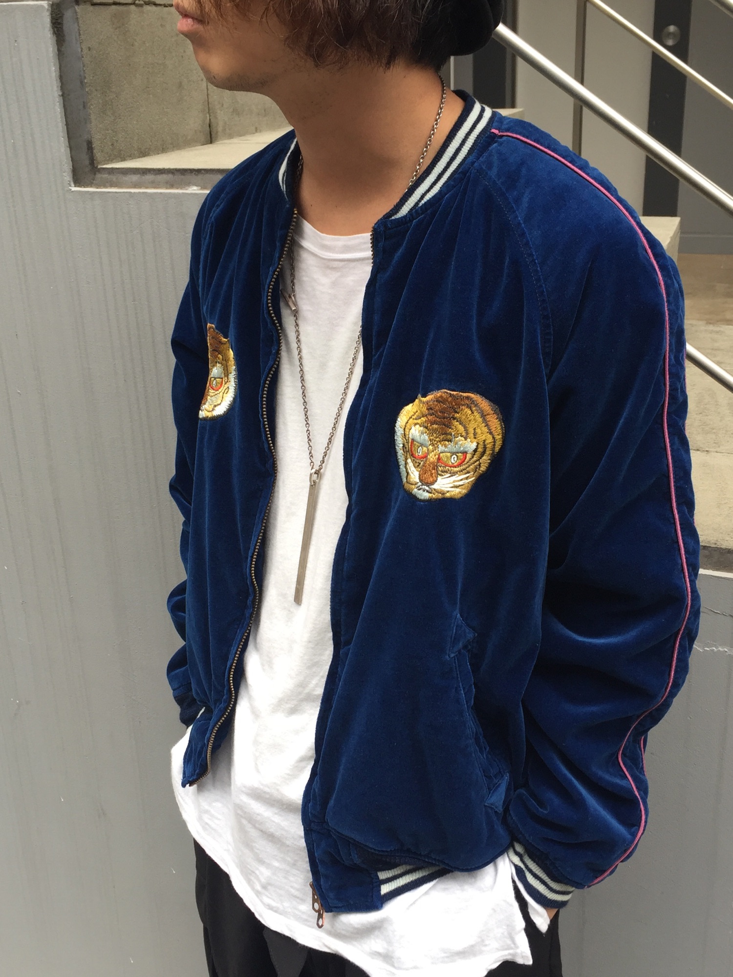 【REMI RELIEF 】レミレリーフ　別珍　スカジャン　虎　JAPAN　刺繍 REMI RELIEF 】レミレリーフ 別珍 スカジャン 虎 JAPAN 刺繍 REMI