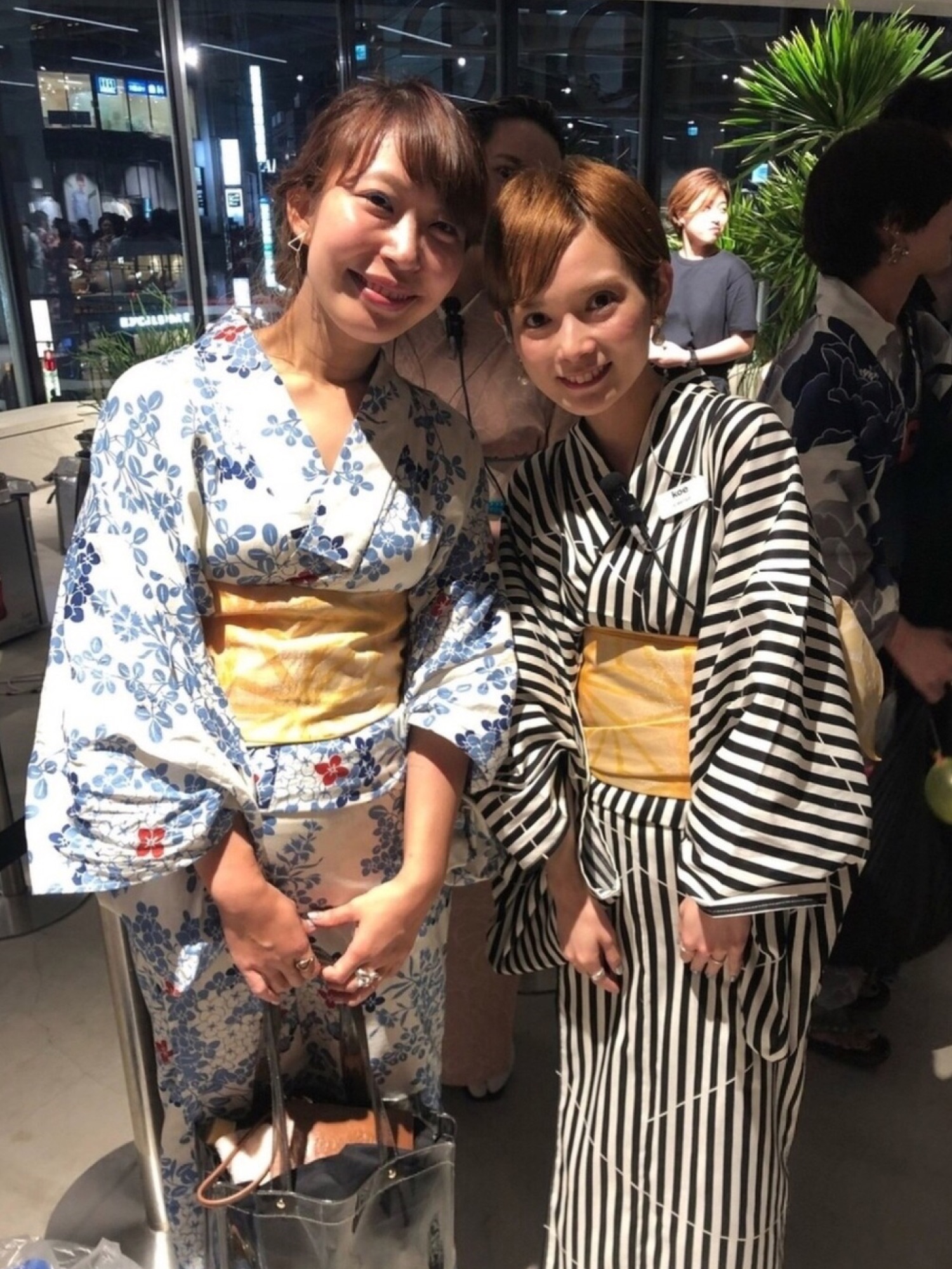 koe コエ ストライプ柄 浴衣 3点セット 浴衣・帯・下駄 3点セット】ストライプ柄浴衣[品番：KOEW0007734]｜koe