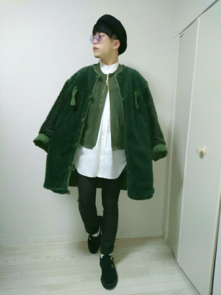 417 EDIFICE スウェードノーカラーシングルライダースブルゾン 417 EDIFICE（フォーワンセブンエディフィス）の「◇スウェード