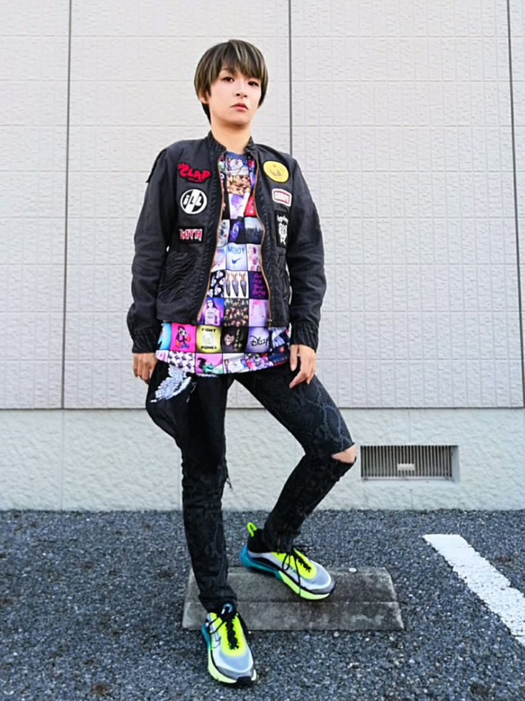 HYSTERIC GLAMOUR（ヒステリックグラマー）の「SNAKE総柄 裾ZIP九分丈  