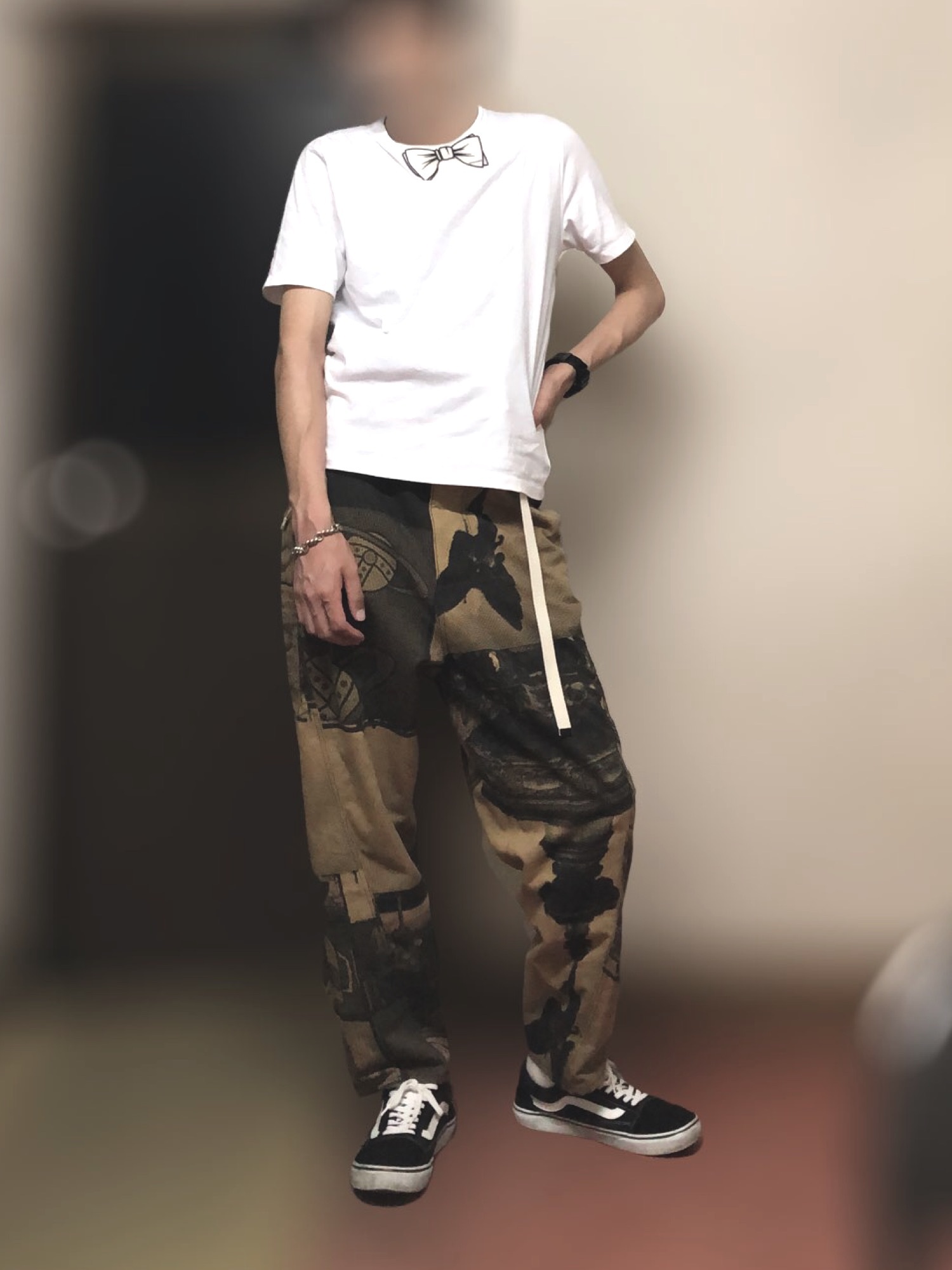 ヴィヴィアンウエストウッドマンCHIRIPA DRAPE サルエルパンツ CHIRIPA DRAPE TROUSERS【299016 3324】を使ったメンズ人気