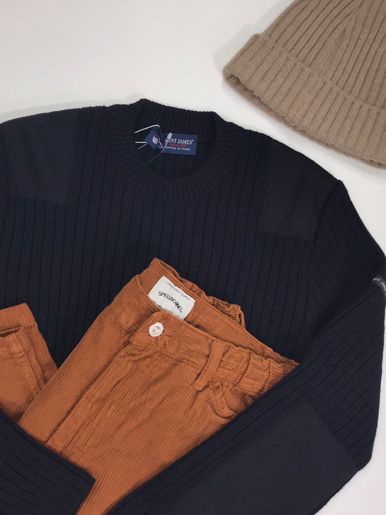 SAINT JAMES（セントジェームス）の「GOUVERNAIL III［NAVY(NVY 