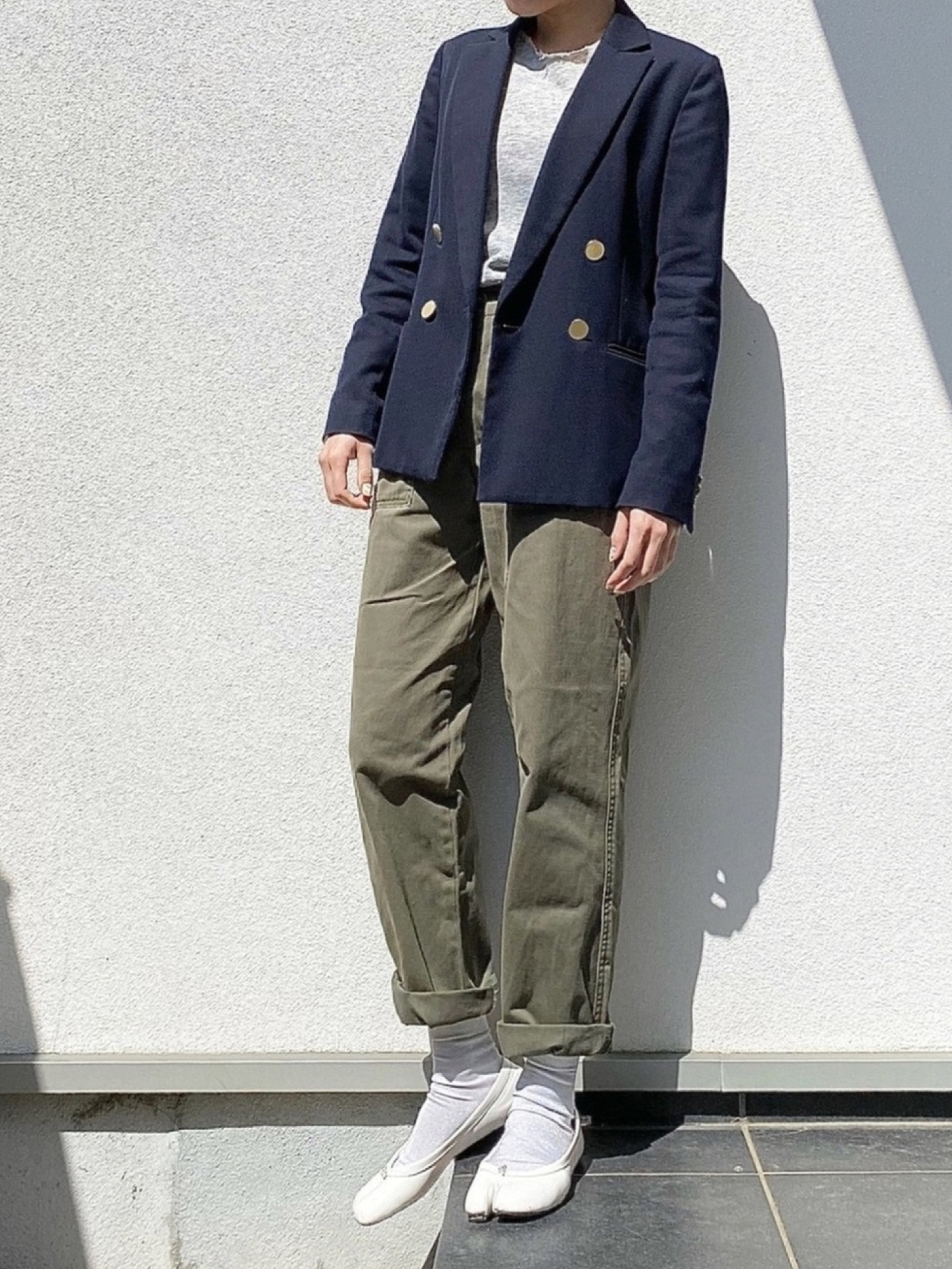 美品✨ビューティー&ユース 金ボタン トリコチン ダブル4釦ジャケットキャメル BEAUTY&YOUTH UNITED ARROWS（ビューティーアンドユース