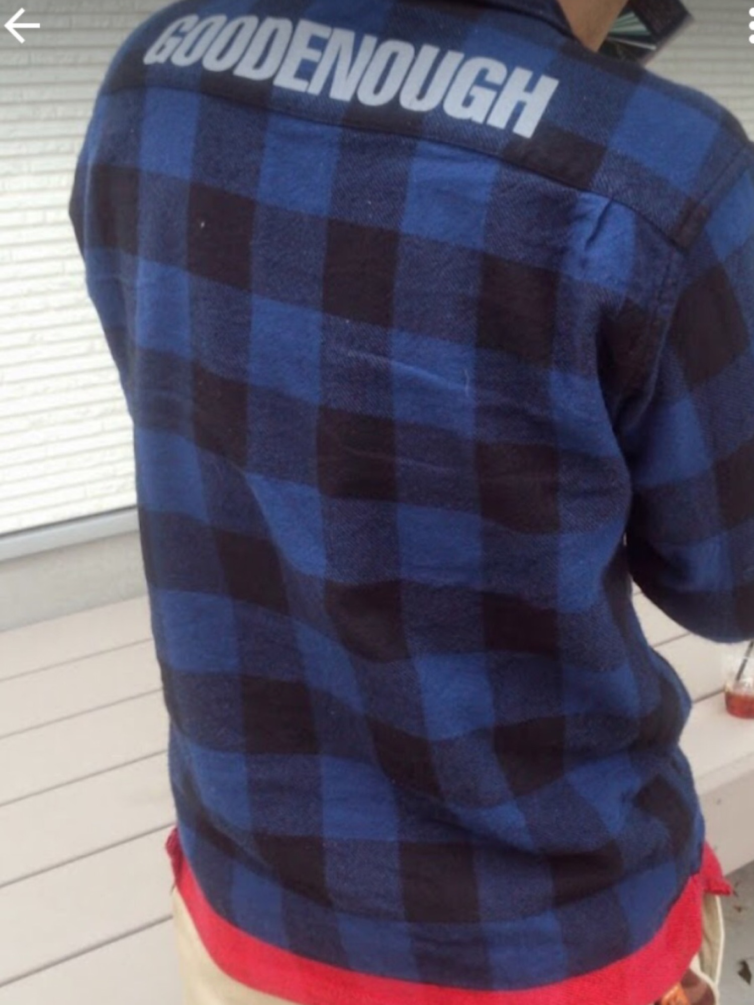 LINE GOODENOUGH FLANNEL | SHIRT Red⁄Black Shirt Flannel チェック 