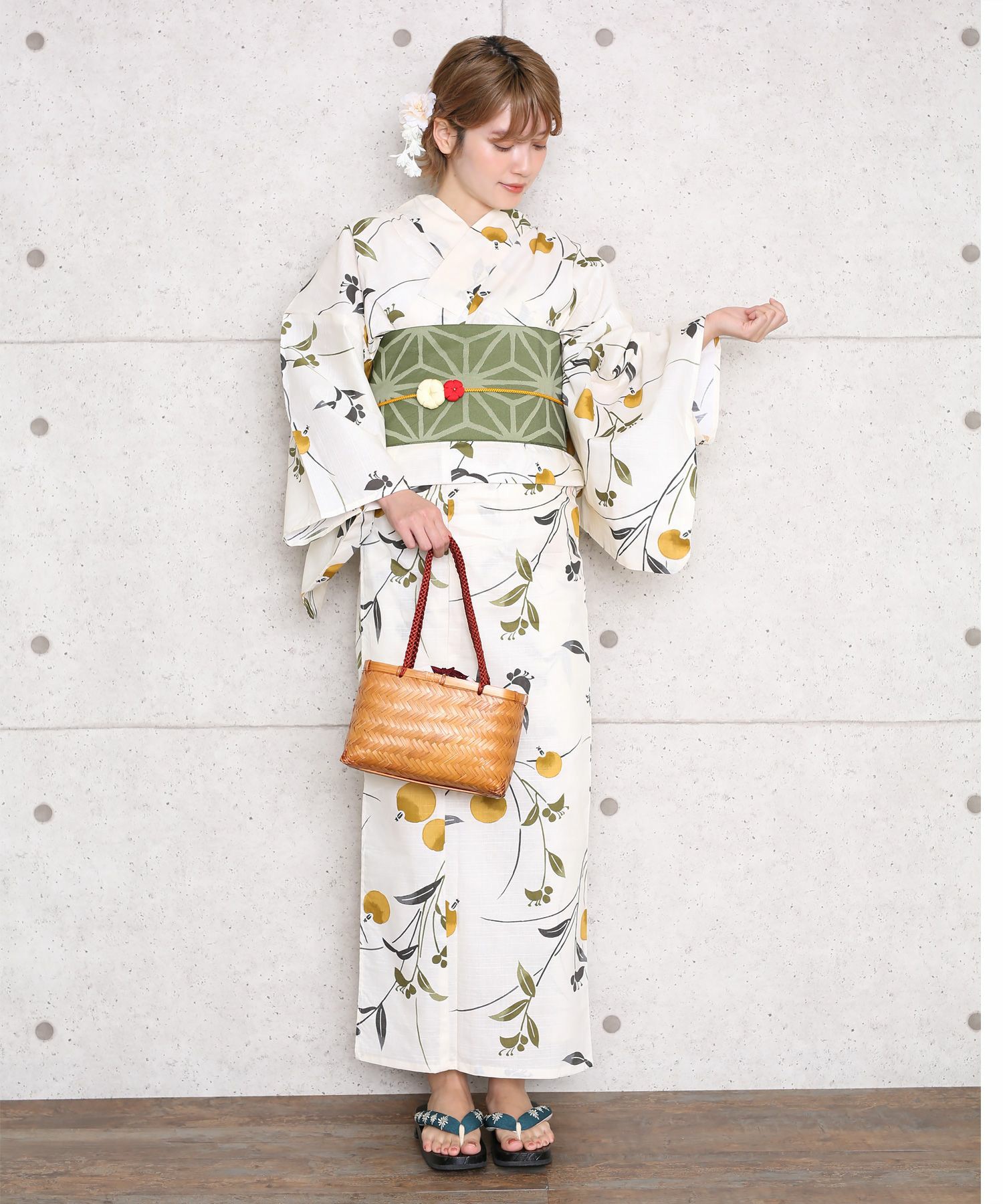 utatane 浴衣 きなりに光る黄金の蛍 ◎値下げ 20191225152657008.jpg