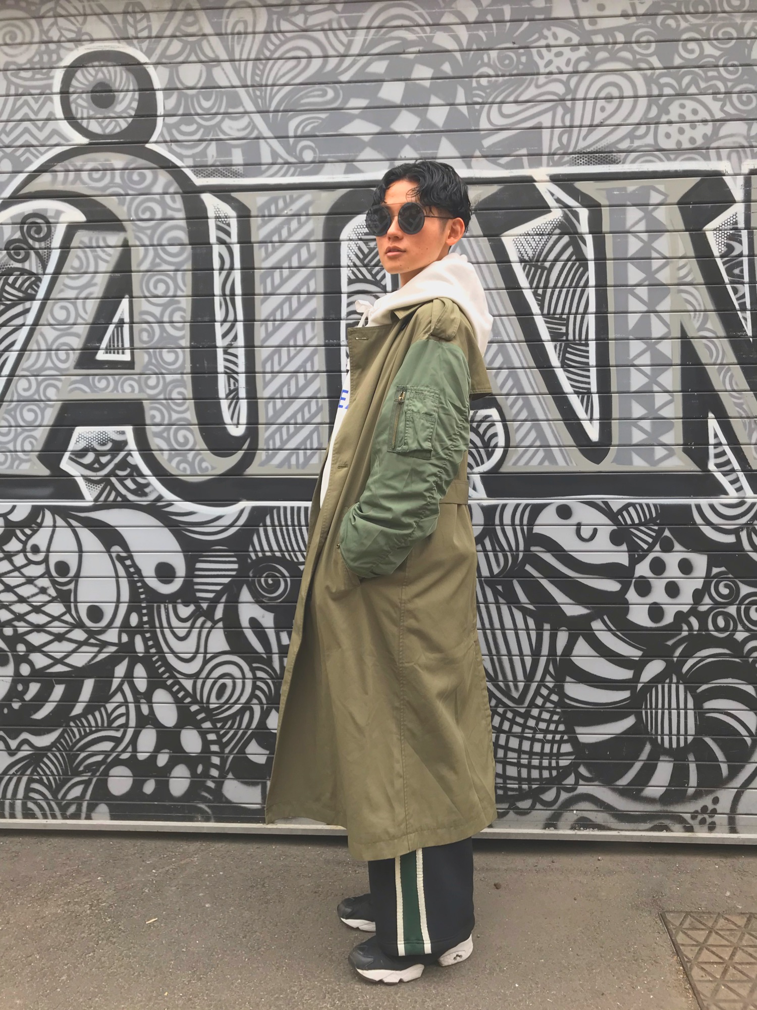 値下げ moussy MA-1 SLEEVE COAT MOUSSY（マウジー）の「MA-1 SLEEVE LONG COAT（その他アウター