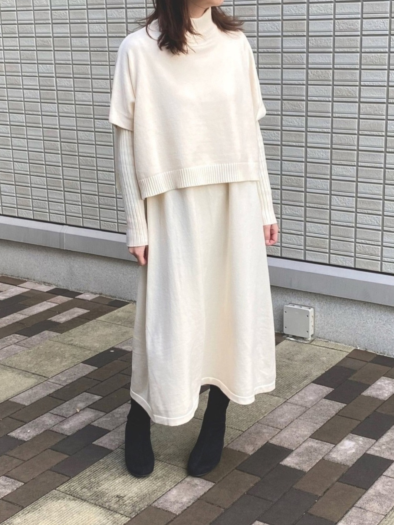 [IENA] 二重織 シャルム ハーフコート IENA（イエナ）の「二重織りシャルムハーフコート◇（その他