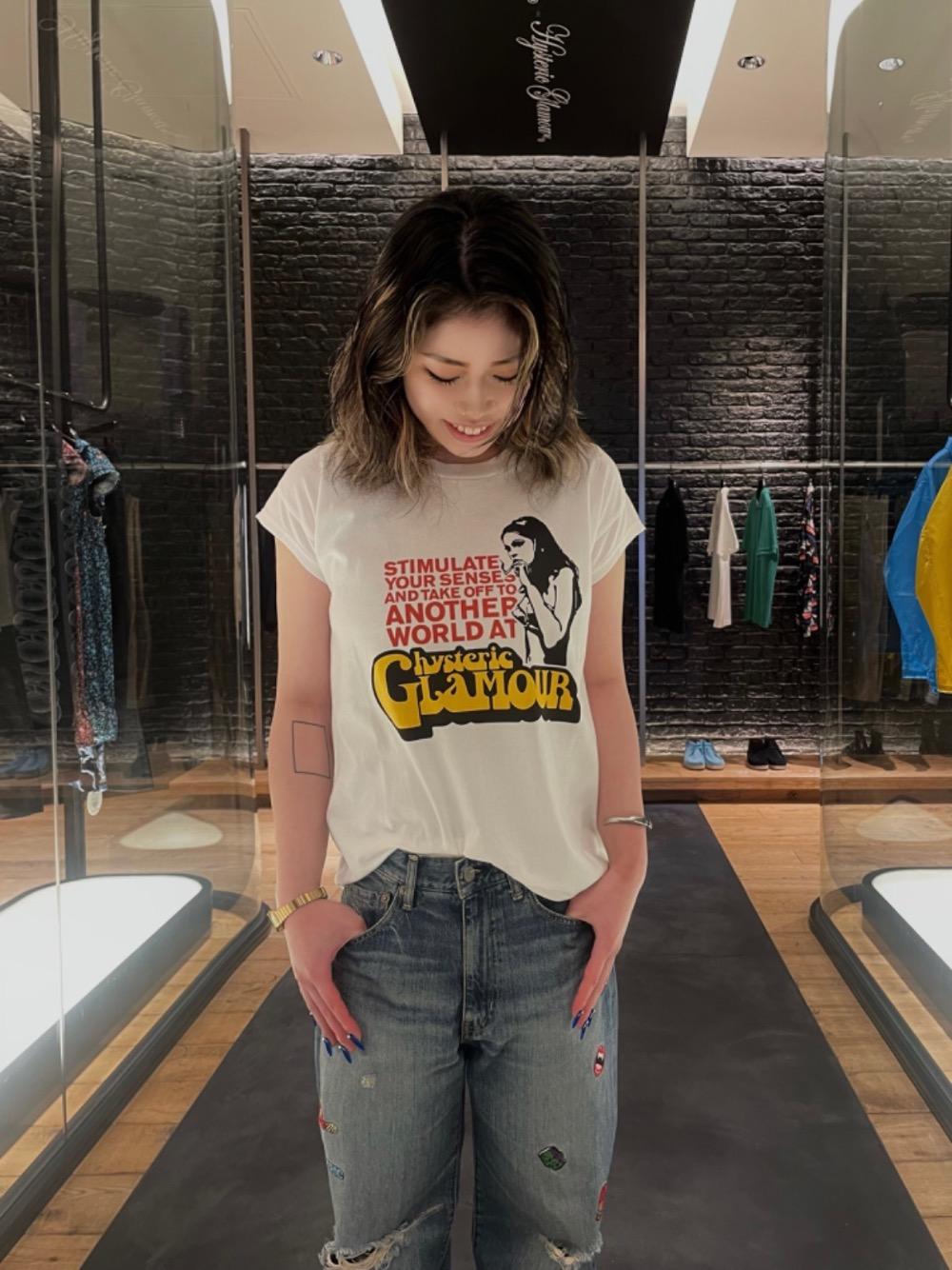 Hysteric Glamour smoking girl 長袖シャツ XL Hysteric Glamour smoking girl 長袖シャツ XL