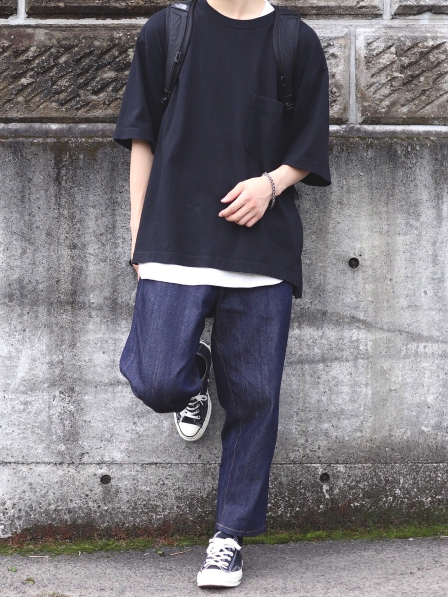 PUBLIC TOKYO ハイライズドイージーデニムアンクルパンツ PUBLIC TOKYO（パブリックトウキョウ）の「ハイライズドイージー