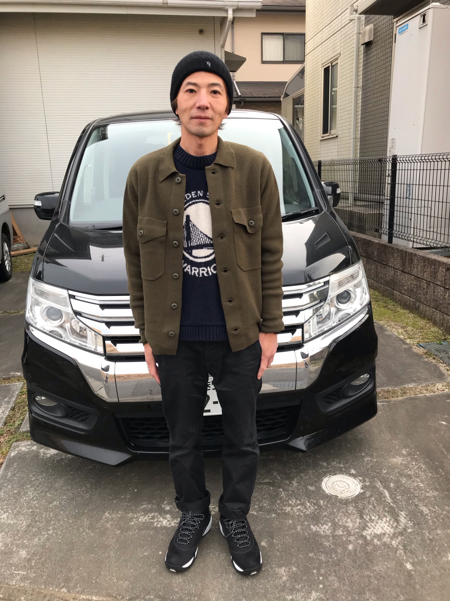 visvim ビズビム ニット ネイビー 紺 サイズ:1 | カラーネップ visvim 