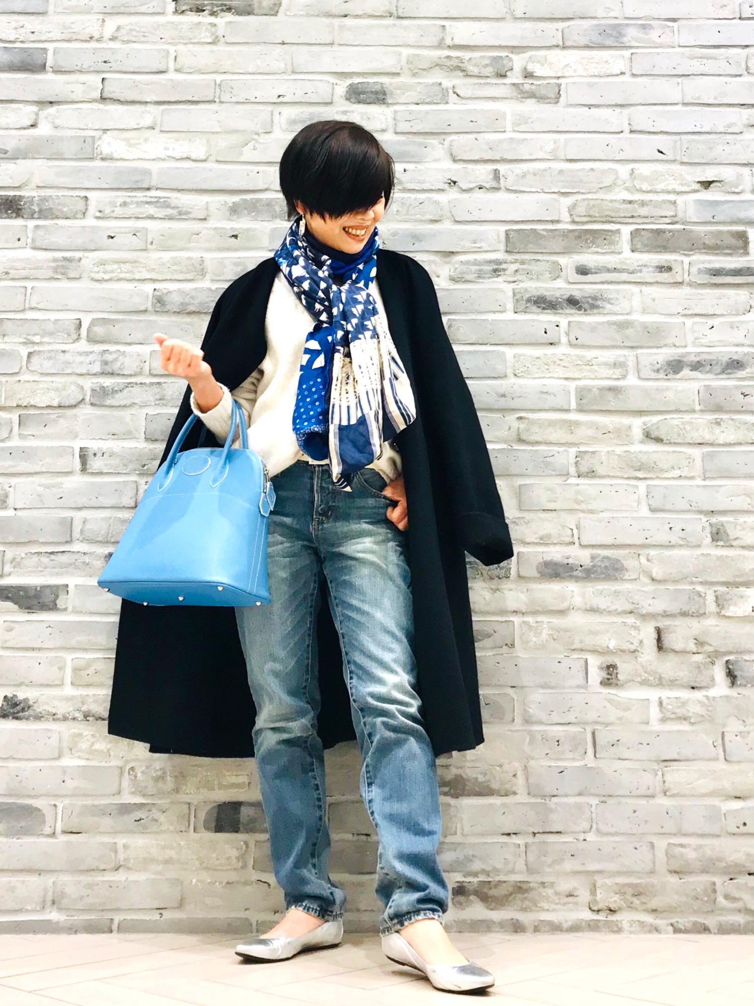 ドゥーズィエムクラス●極美品●ミドルゲージ ボリュームニット コットン 手洗い可 Deuxieme Classe（ドゥーズィエムクラス）の「《予約》 ミドル