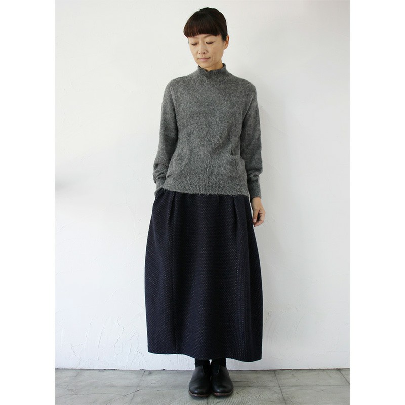 susuri（ススリ）の「SUSURI ススリ キューポラスカート #navy 【送料