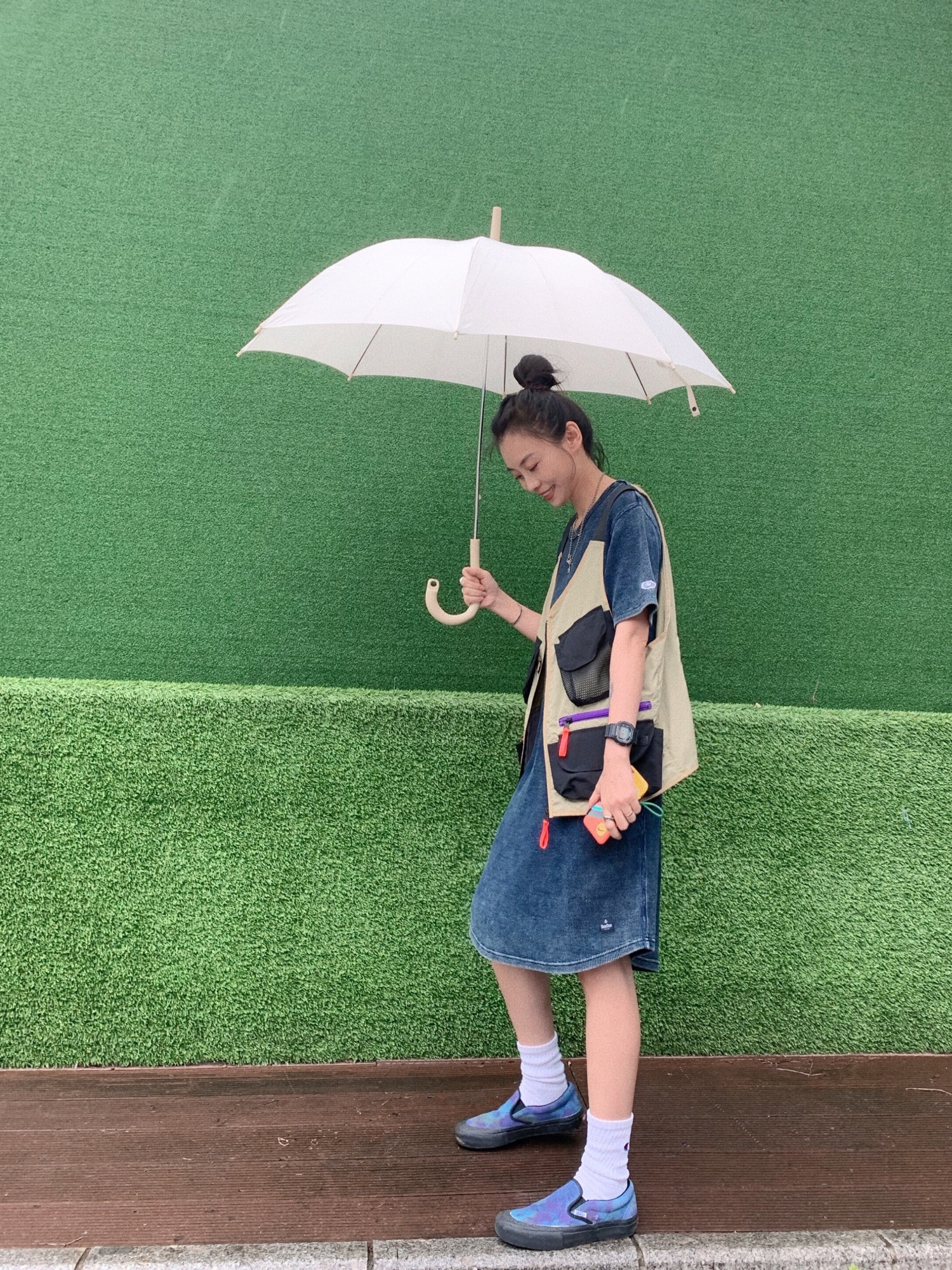 BLUE BLUE JAPANのワンピースを使った人気ファッションコーディネート