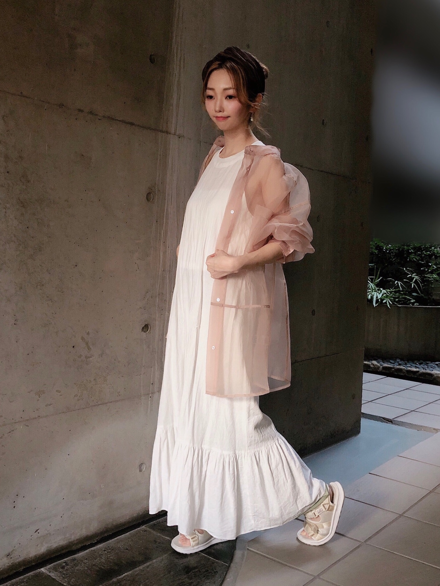 24SS ESTNATION アメリカンスリーブ フレアワンピース 36 ロング 24SS ESTNATION アメリカンスリーブ フレアワンピース 36 ロング